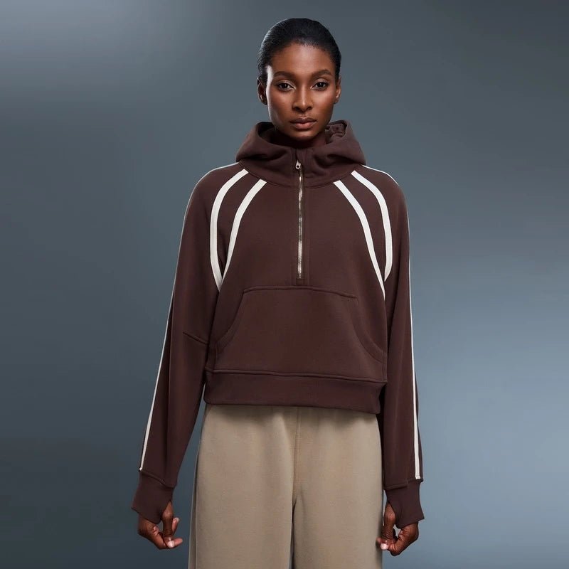 Elevate Fleece Half - Zip Hoodie - Sweatshirt & Hoodie - Hit Zero Athletics