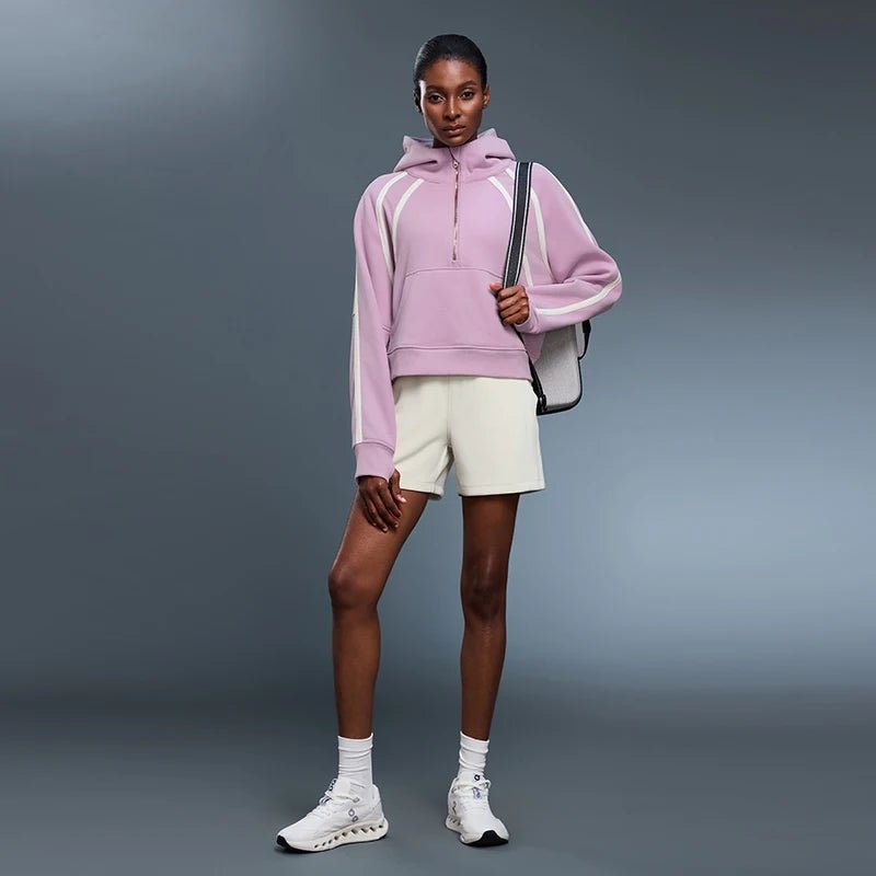 Elevate Fleece Half - Zip Hoodie - Sweatshirt & Hoodie - Hit Zero Athletics