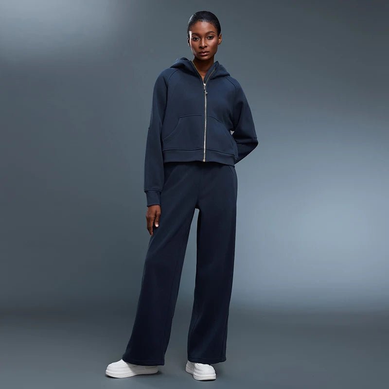 Elevate Fleece Wide Leg Pants  - Joggers - Hit Zero Athletics