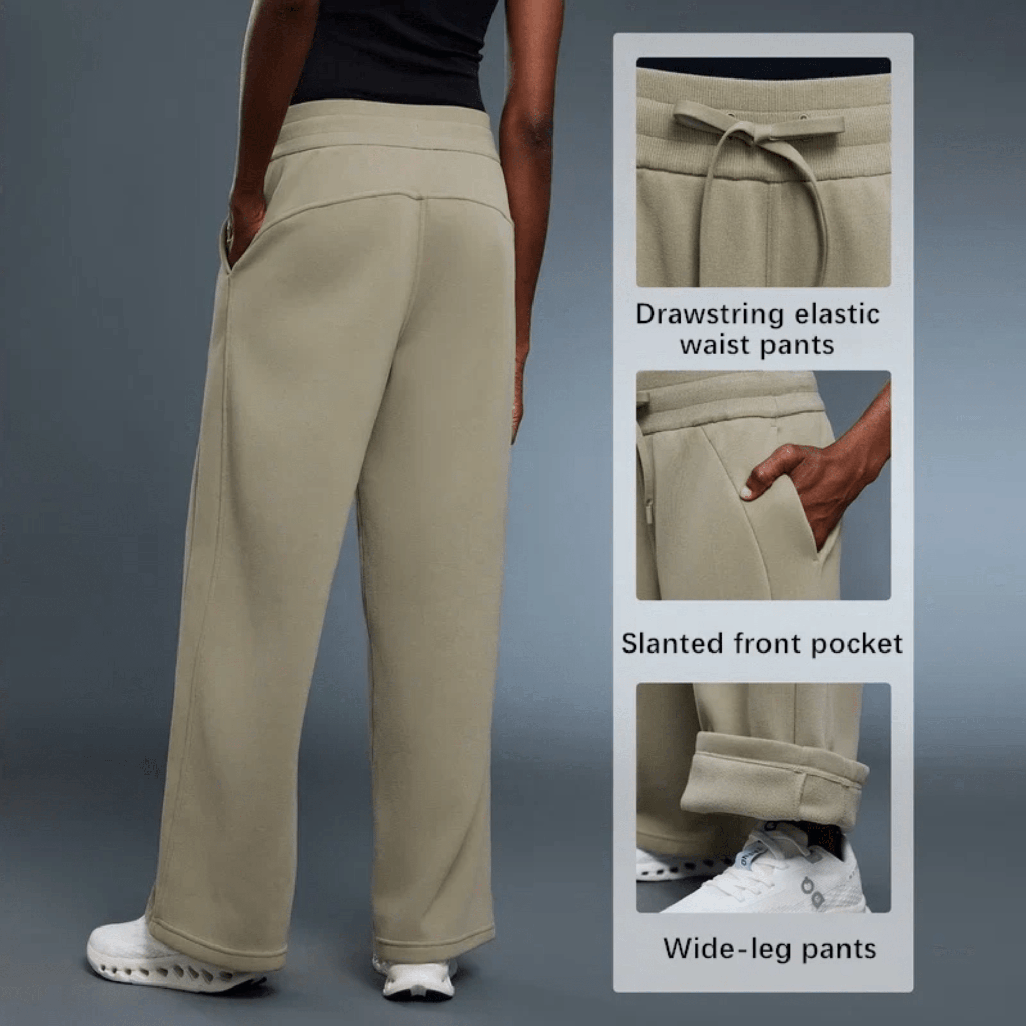 Elevate Fleece Wide Leg Pants  - Joggers - Hit Zero Athletics