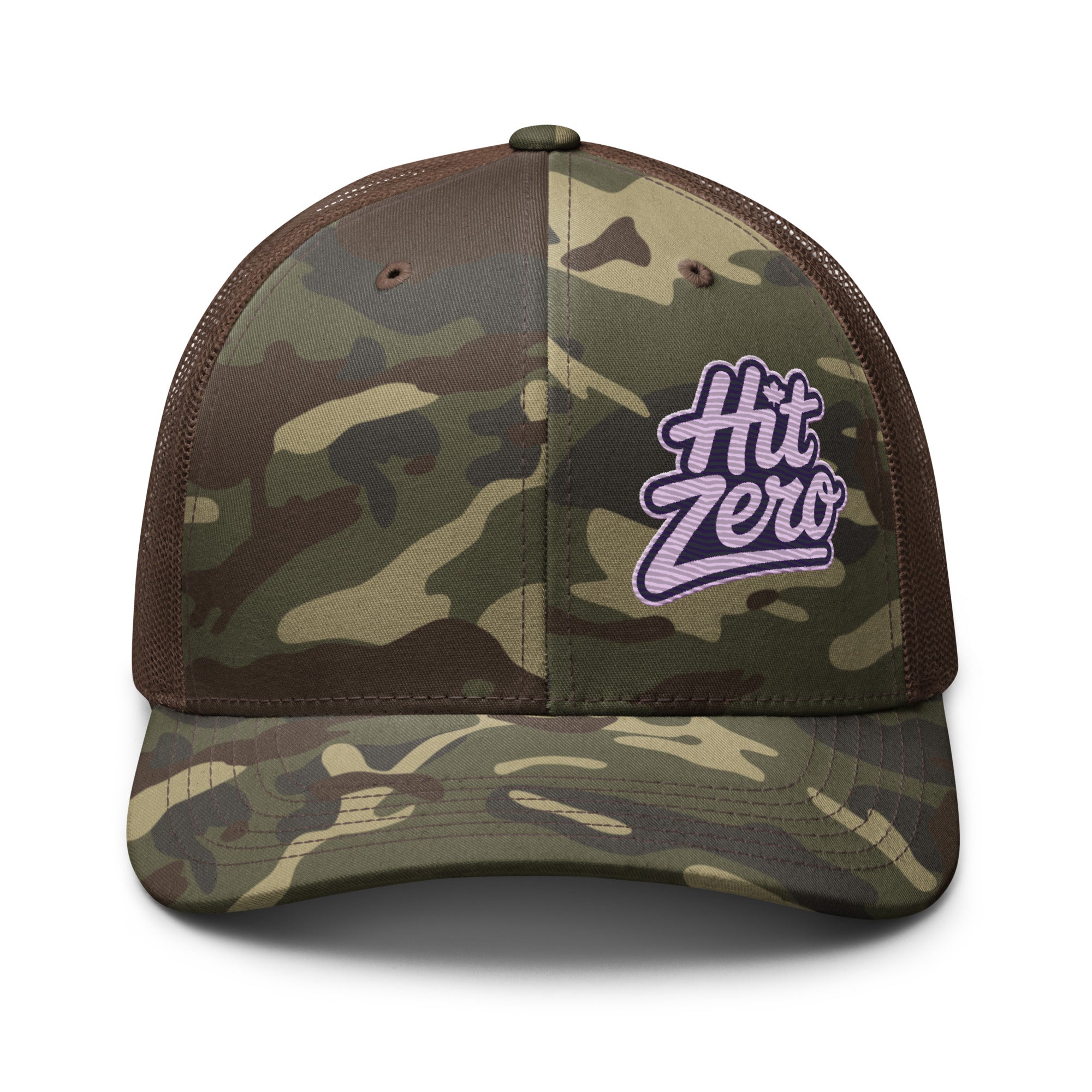 Hit Zero Camo Trucker Hat - Hit Zero Athletics