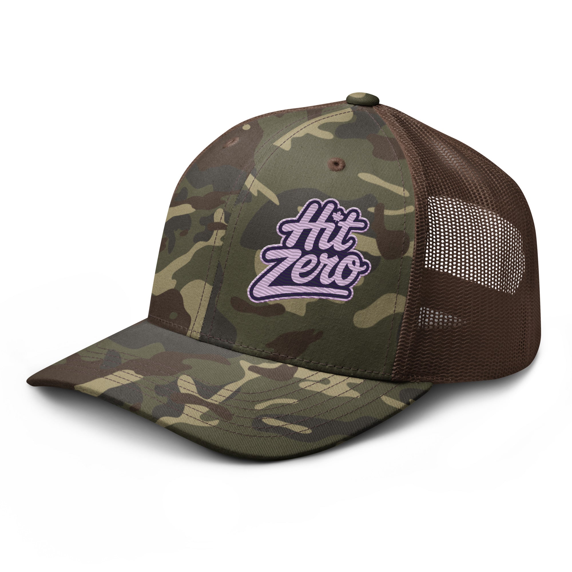 Hit Zero Camo Trucker Hat - Hit Zero Athletics