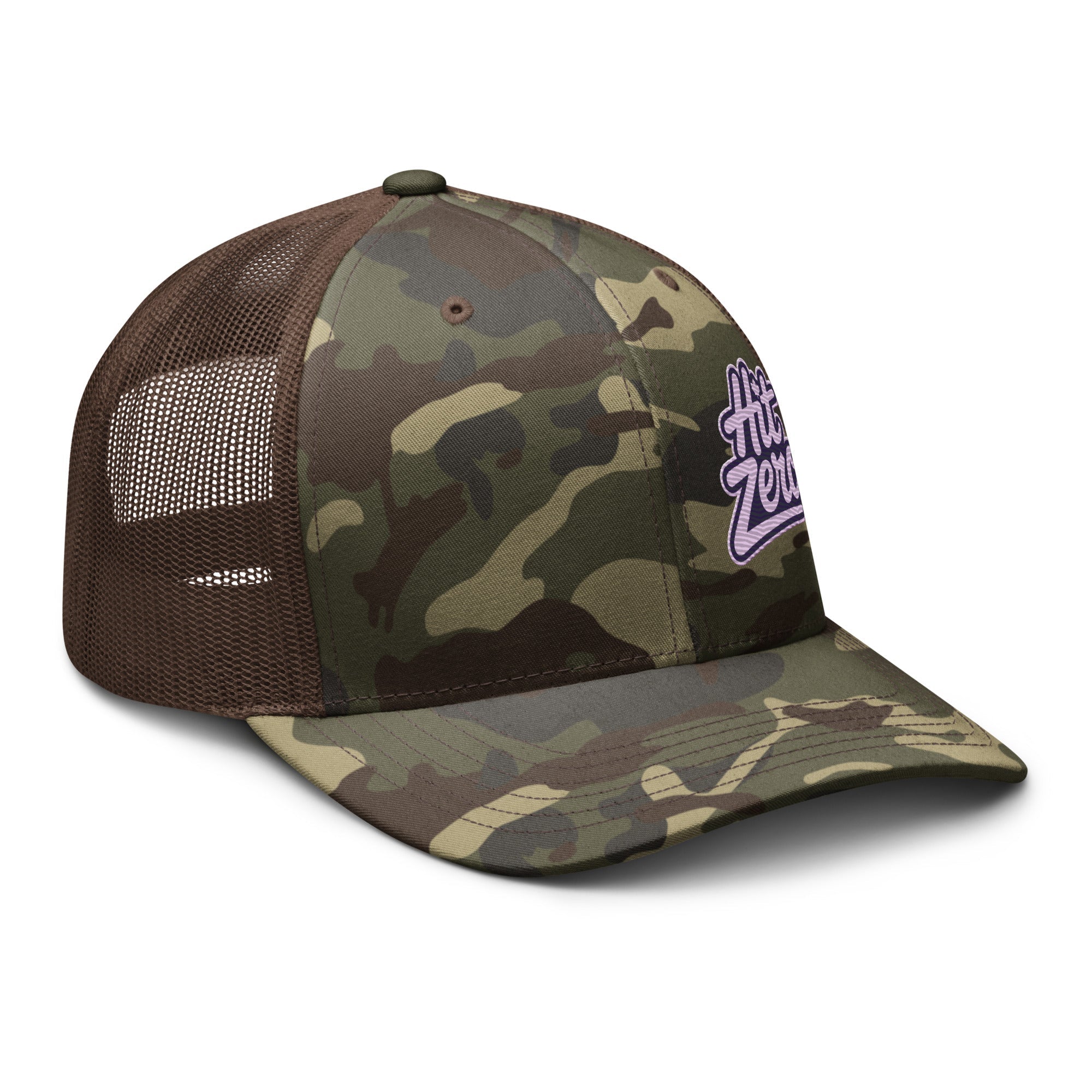 Hit Zero Camo Trucker Hat - Hit Zero Athletics