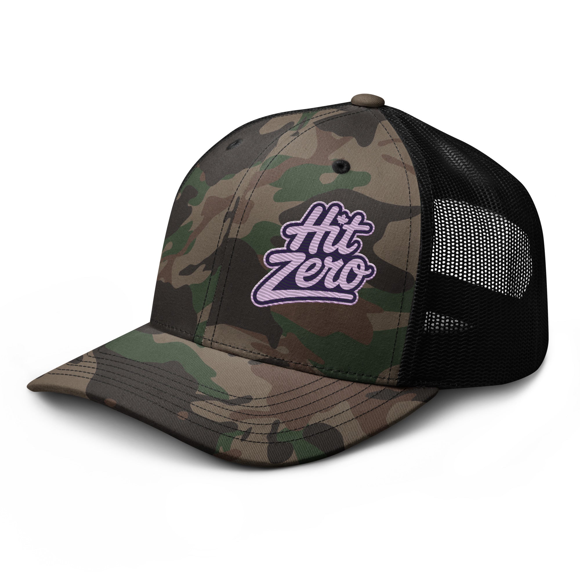 Hit Zero Camo Trucker Hat - Hit Zero Athletics