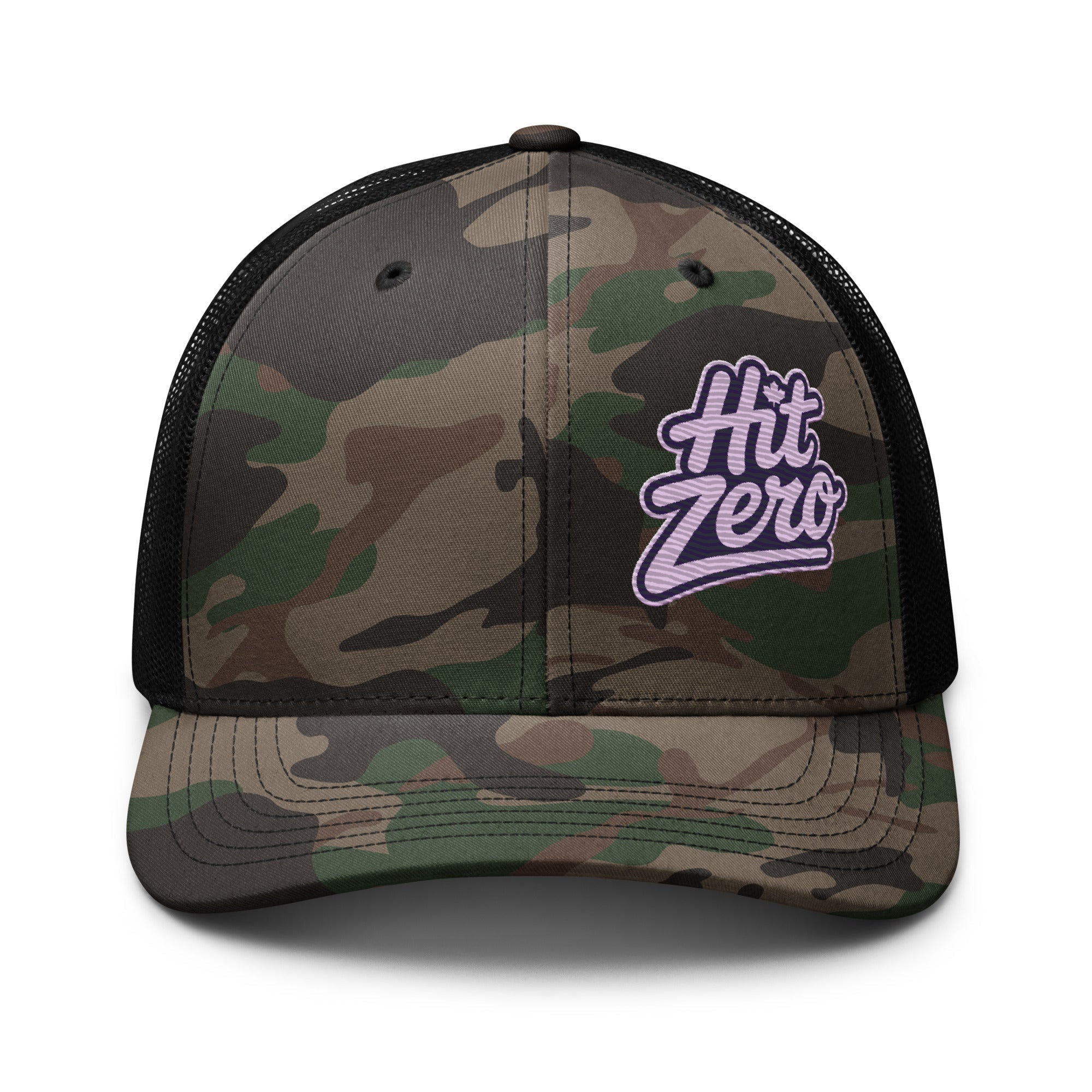 Hit Zero Camo Trucker Hat - Hit Zero Athletics