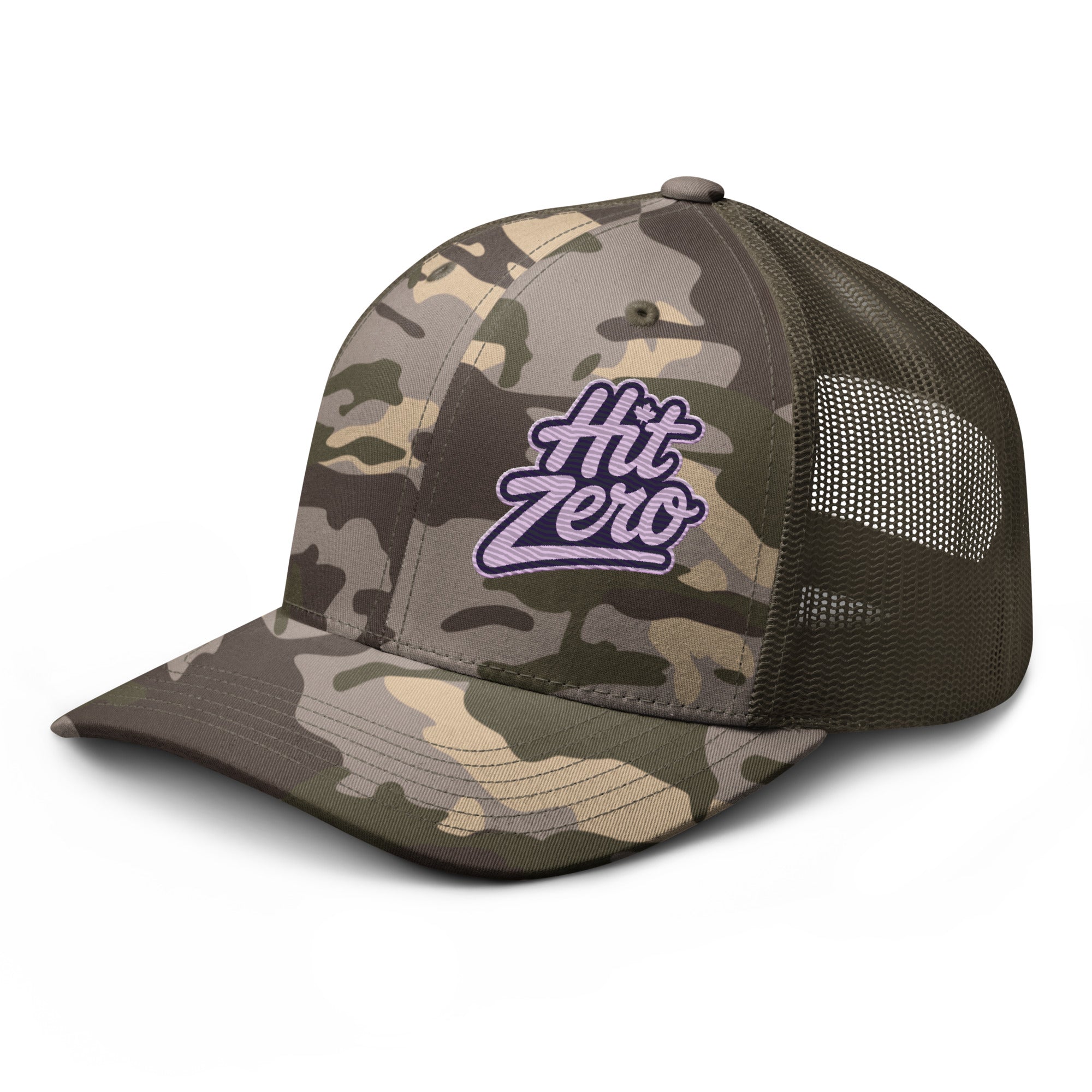 Hit Zero Camo Trucker Hat - Hit Zero Athletics