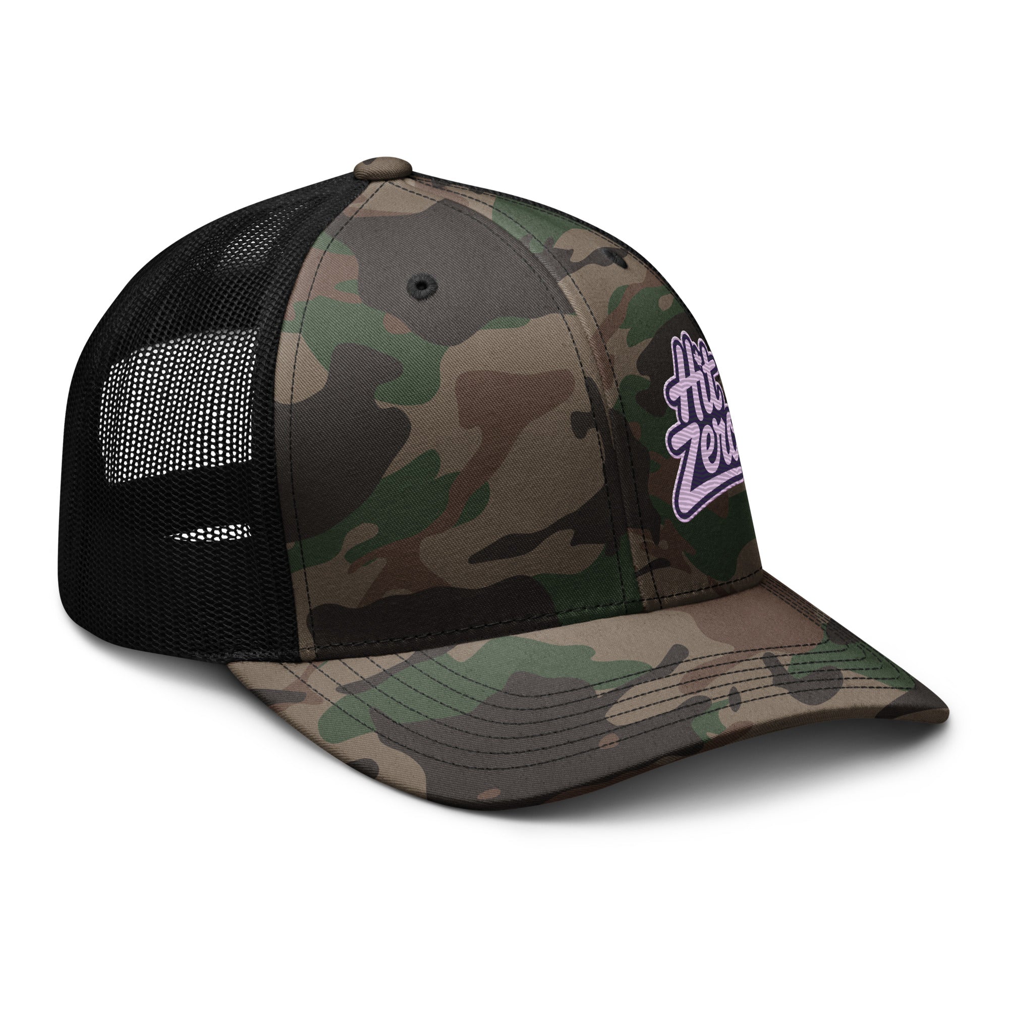 Hit Zero Camo Trucker Hat - Hit Zero Athletics