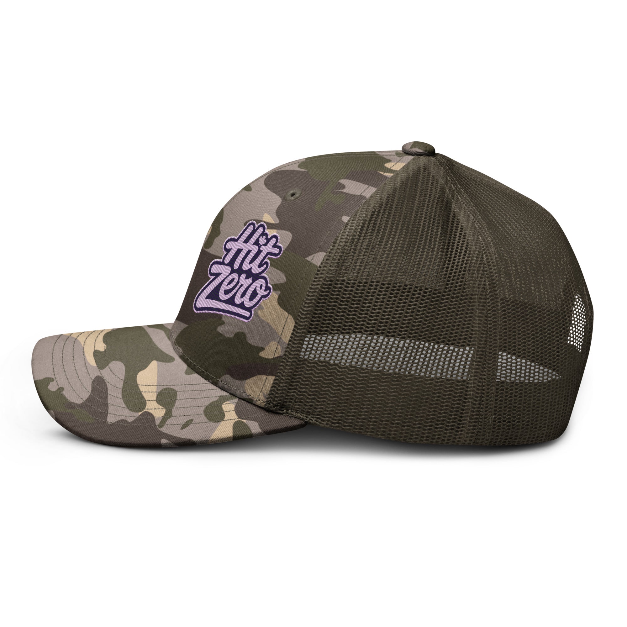 Hit Zero Camo Trucker Hat - Hit Zero Athletics