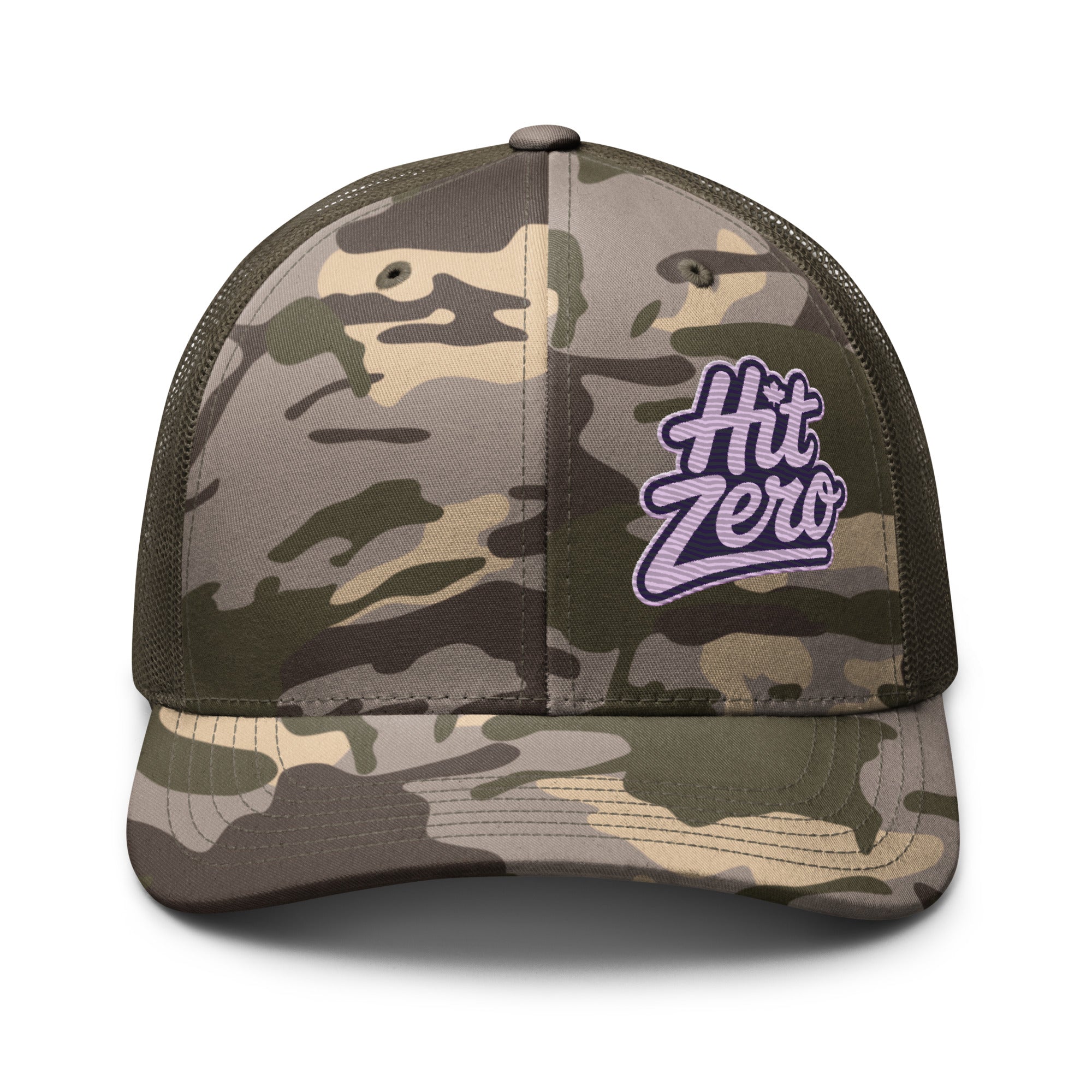 Hit Zero Camo Trucker Hat - Hit Zero Athletics