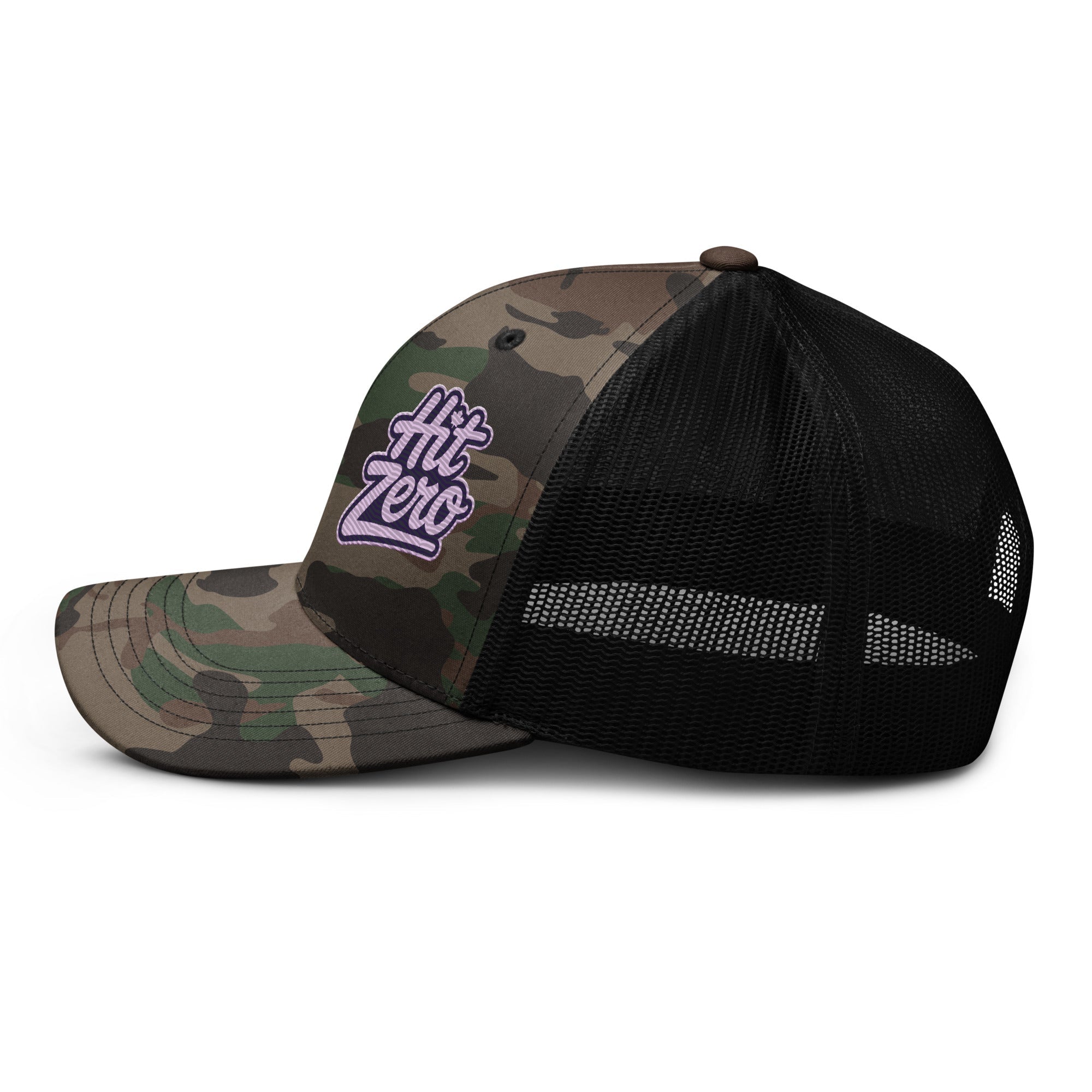 Hit Zero Camo Trucker Hat - Hit Zero Athletics