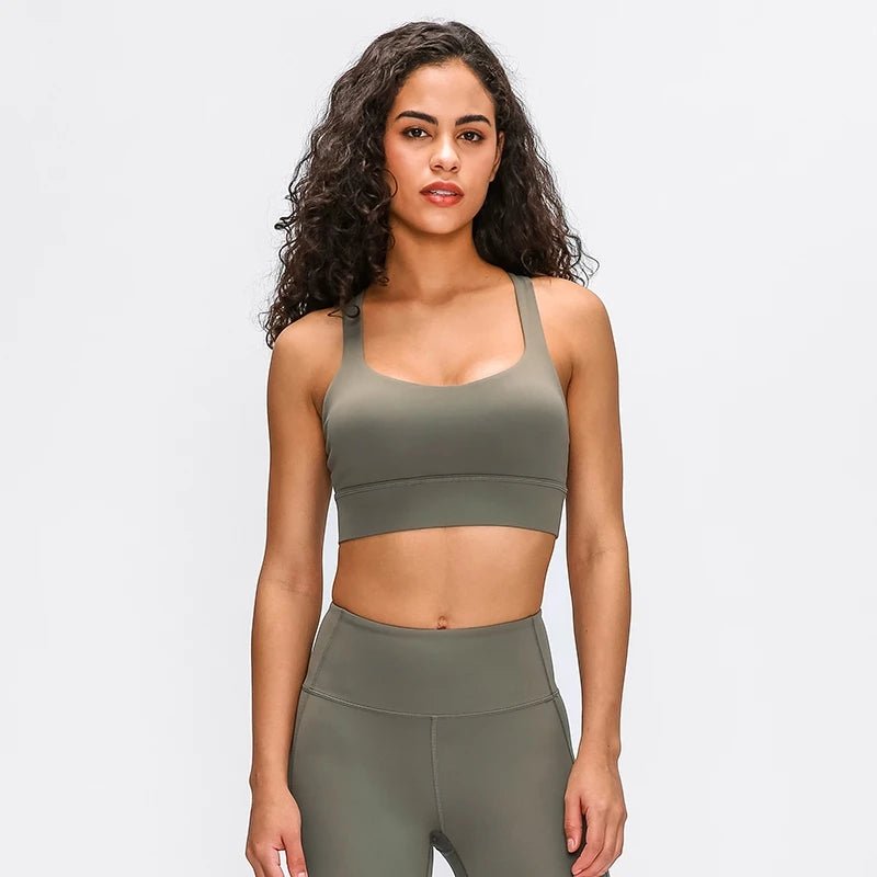 The Elevate Cross - Back Support Bra - Sports Bra - Hit Zero Athletics