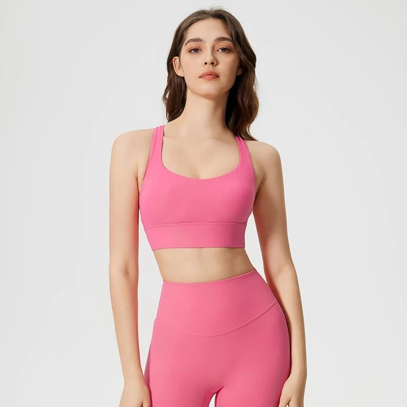The Elevate Cross - Back Support Bra - Sports Bra - Hit Zero Athletics