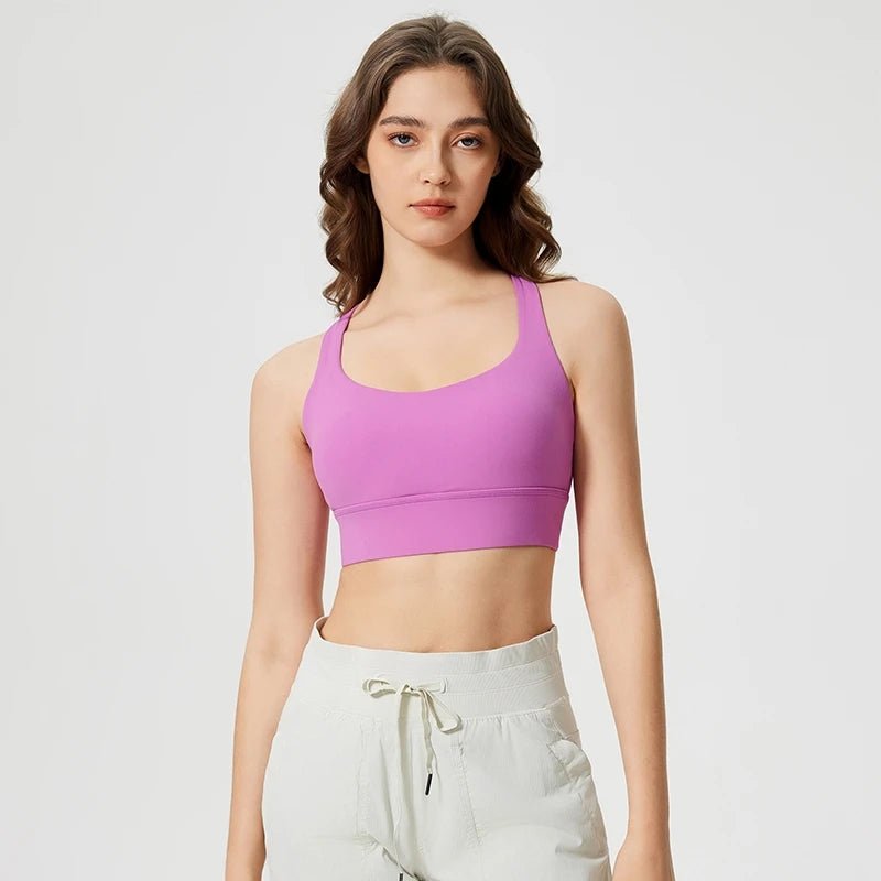 The Elevate Cross - Back Support Bra - Sports Bra - Hit Zero Athletics