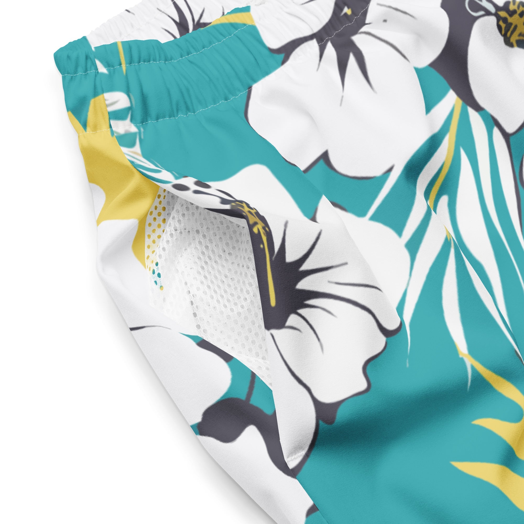 "The Hibiscus" Poolside Hero Swim Trunks - Swim shorts - Hit Zero Athletics