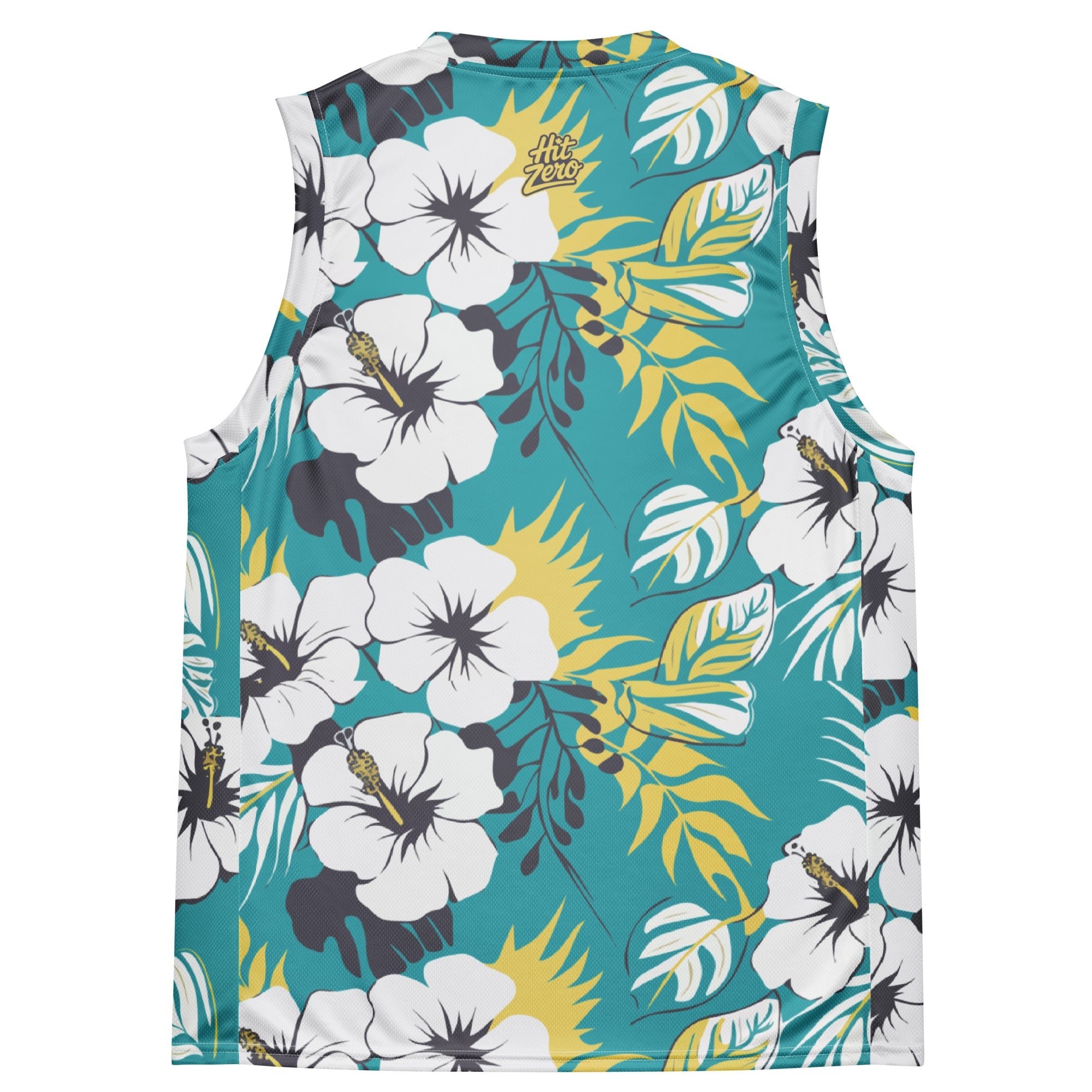The "Hibiscus" Poolside Hero Tank - Cheer Dad- Hit Zero Athletics