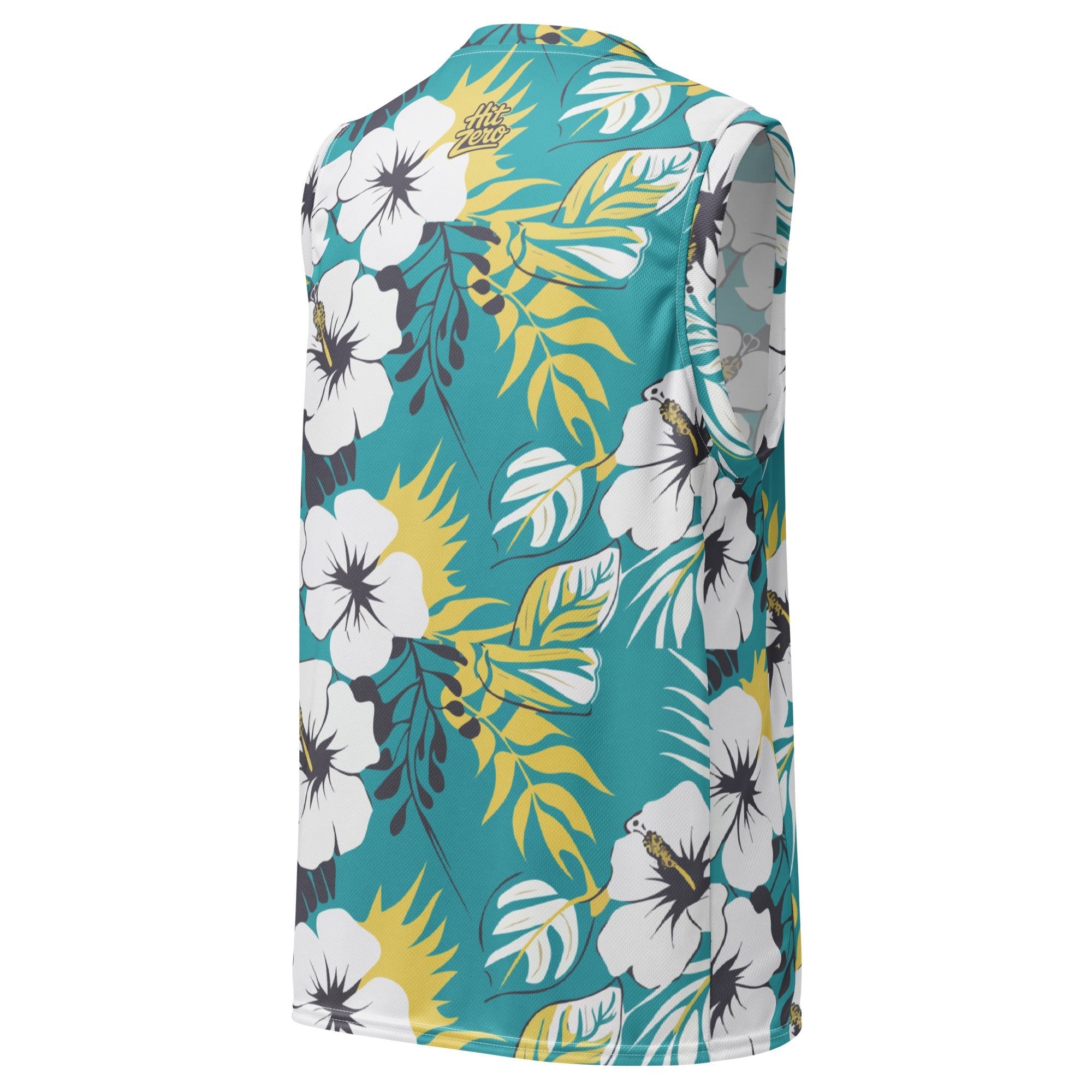 The "Hibiscus" Poolside Hero Tank - Cheer Dad- Hit Zero Athletics