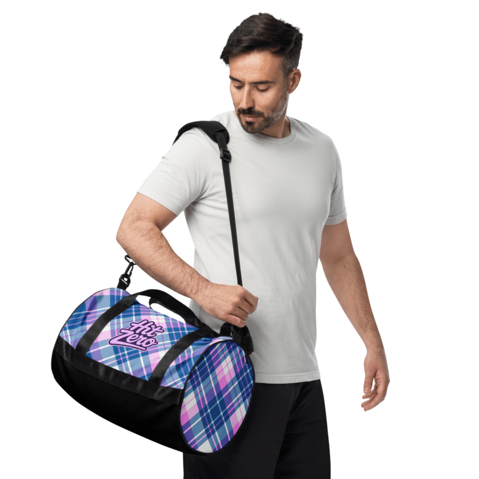 The "Spring Plaid" Comp Weekender - 30L Duffel - Duffle Bag - Hit Zero Athletics