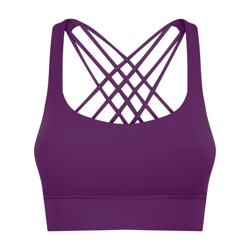 The Velocity Strappy Bra | Hit Zero White Label - Sports Bras - Hit Zero Athletics